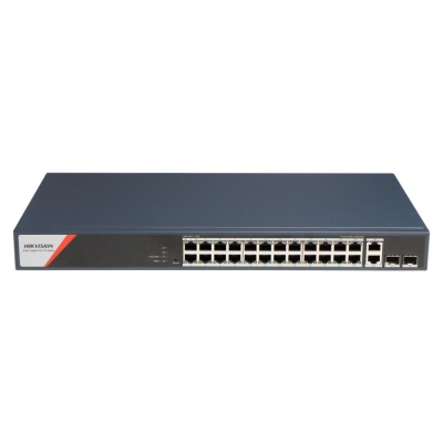 DS-3E1528HP-SI-24P2T2F, PoE Коммутатор, управляемый DS-3E1528HP-SI-24P2T2F