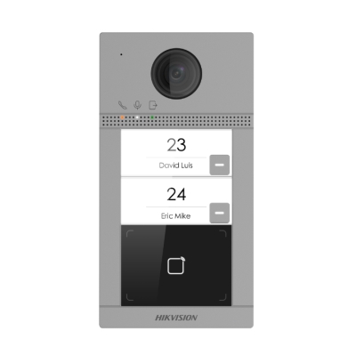 DS-KV8213-WME1(C)/Flush, IP Домофон, вызывная панель DS-KV8213-WME1(C)/Flush