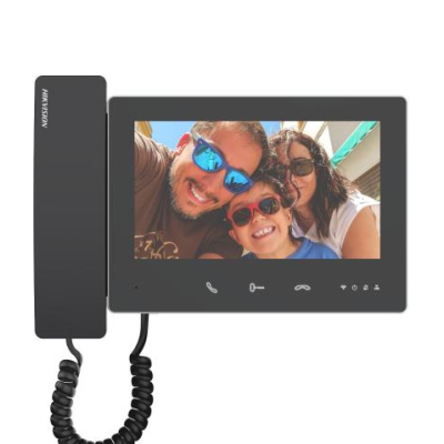 DS-KH7300EY-WTHE2(Black), IP Домофон, монитор DS-KH7300EY-WTHE2(Black)