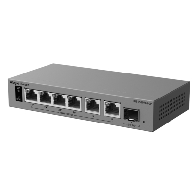 RG-ES207GS-LP, PoE Коммутатор, L2 управляемый RG-ES207GS-LP