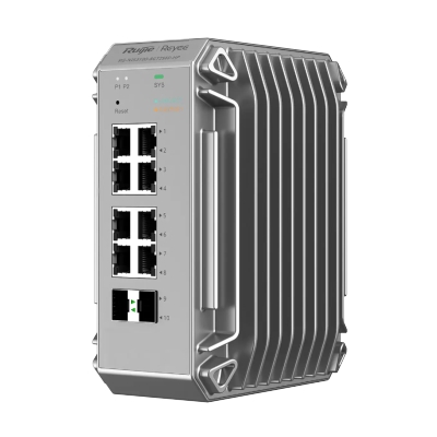 RG-NIS3100-8GT2SFP-HP, PoE Коммутатор, L2 управляемый, индустриальный RG-NIS3100-8GT2SFP-HP
