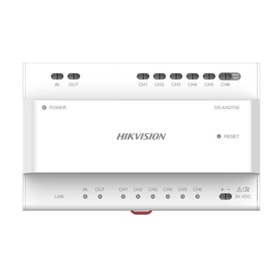 DS-KAD704Y, IP Домофон, коммутатор адресный DS-KAD704Y