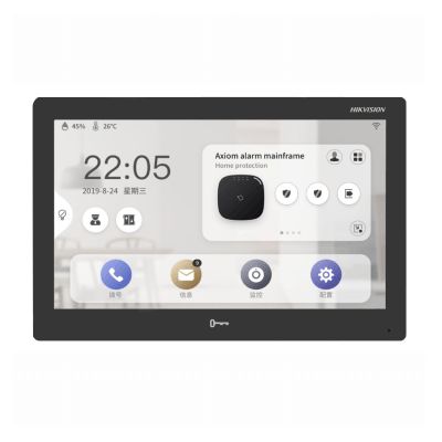 DS-KH9510-WTE1(B)(Black), IP Домофон, монитор DS-KH9510-WTE1(B)(Black)