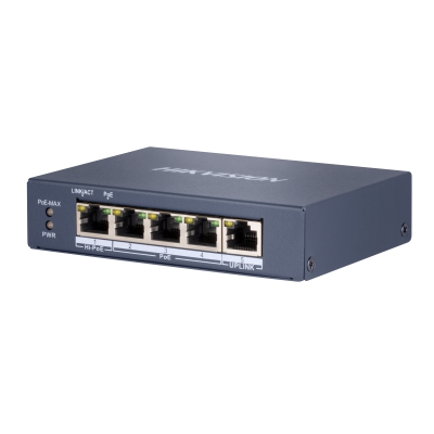 DS-3E0505HP-E, PoE Коммутатор DS-3E0505HP-E