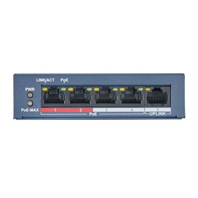DS-S504P(B), PoE Коммутатор DS-S504P(B)