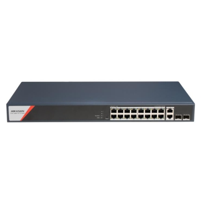 DS-3E1520HP-SI-16P2T2F, PoE Коммутатор, управляемый DS-3E1520HP-SI-16P2T2F