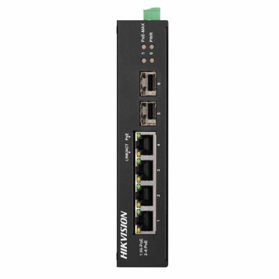 DS-3T0506HP-E/HS, PoE Коммутатор DS-3T0506HP-E/HS