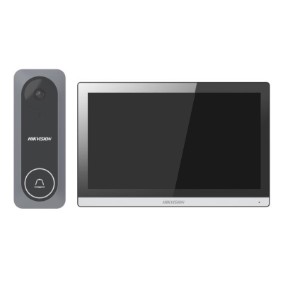 DS-KIS312-P(B), Гибридный домофон, комплект DS-KIS312-P(B)